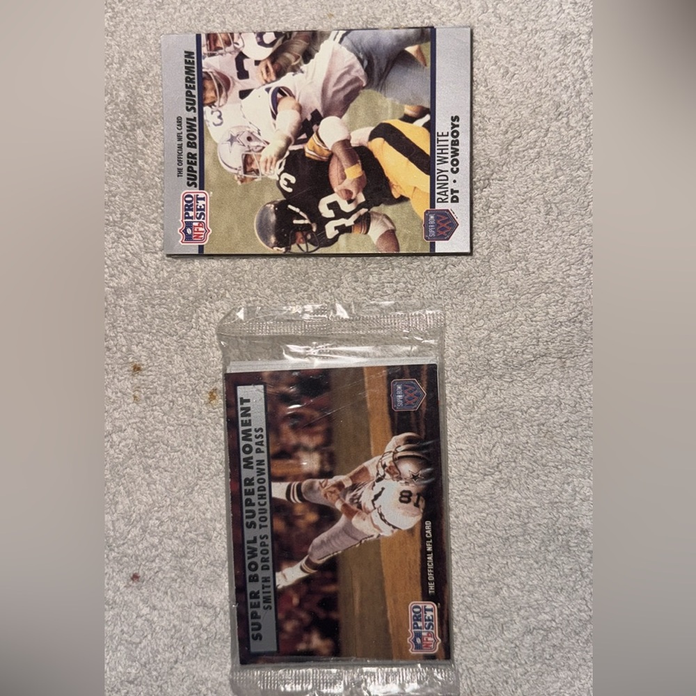 NFL Pro Set Super Bowl XXV 1990 Cards